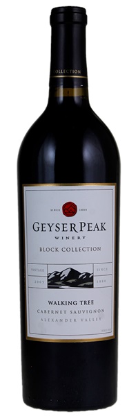 2005 Geyser Peak Block Collection Walking Tree Vineyard Cabernet Sauvignon, 750ml