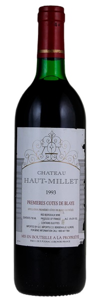 1993 Chateau Haut-Millet, 750ml