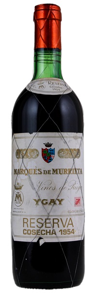 1954 Marques de Murrieta Ygay Rioja Reserva, 750ml