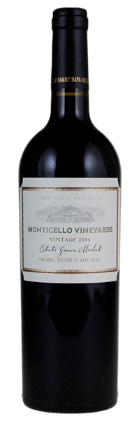 2014 Monticello Vineyards Corley Family Estate Grown Merlot, 750ml