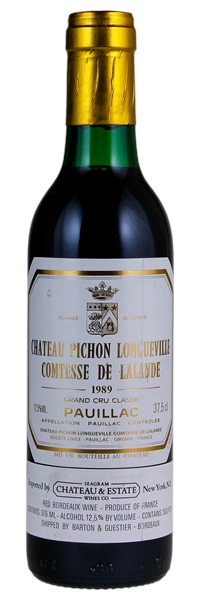 1989 Château Pichon-Longueville-Comtesse-de-Lalande, 375ml
