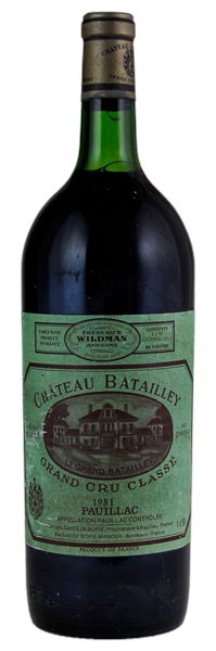 1981 Château Batailley, 1.5ltr