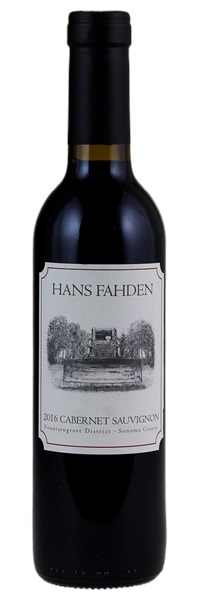 2016 Hans Fahden Vineyards Fountaingrove District Cabernet Sauvignon, 375ml