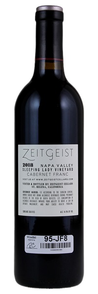 2018 Zeitgeist Cellars Sleeping Lady Vineyard Cabernet Sauvignon, 750ml