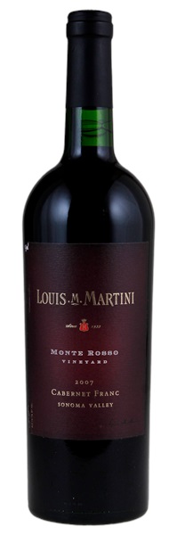 2007 Louis M. Martini Monte Rosso Cabernet Franc, 750ml