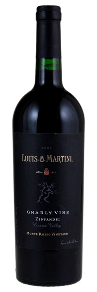 2007 Louis M. Martini Gnarly Vine Monte Rosso Vineyard Zinfandel, 750ml