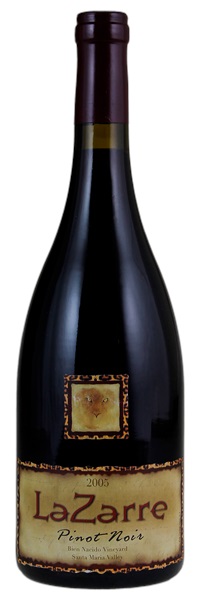 2005 LaZarre Bien Nacido Vineyard Pinot Noir, 750ml