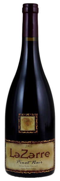 2005 LaZarre Sierra Madre Vineyard Pinot Noir, 750ml