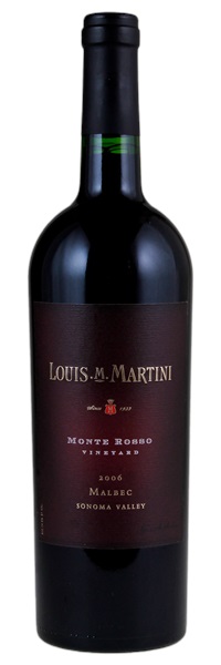 2006 Louis M. Martini Monte Rosso Malbec, 750ml