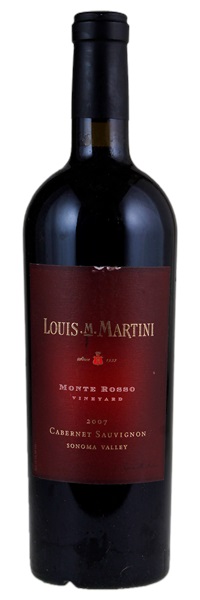 2007 Louis M. Martini Monte Rosso Vineyard Cabernet Sauvignon, 750ml