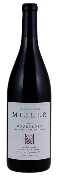 2012 Miller Wine Works Mourvèdre, 750ml