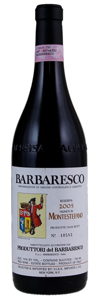 2005 Produttori del Barbaresco Barbaresco Montestefano Riserva, 750ml