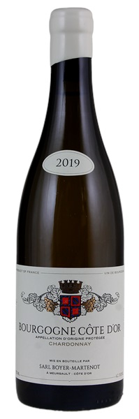 2019 Domaine Boyer-Martenot Bourgogne Côte d'Or, 750ml