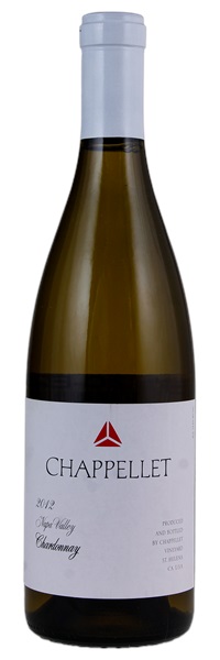 2012 Chappellet Vineyards Chardonnay, 750ml