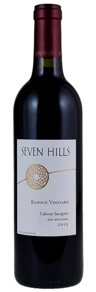 2013 Seven Hills Winery Klipsun Vineyard Cabernet Sauvignon, 750ml