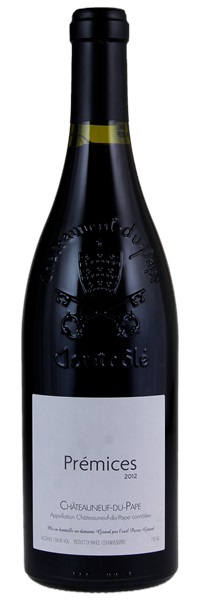 2012 Domaine Giraud Chateauneuf du Pape Premices, 750ml