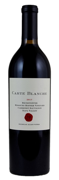 2017 Nicholas Allen Wines Carte Blanche Beckstoffer Missouri Hopper Vineyard Cabernet Sauvignon, 750ml