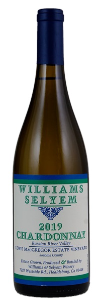 2019 Williams Selyem Lewis MacGregor Estate Vineyard Chardonnay, 750ml