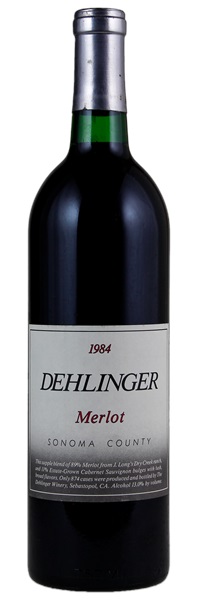 1984 Dehlinger Merlot, 750ml