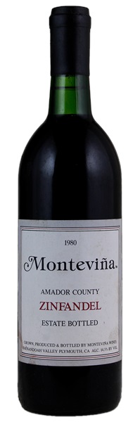 1980 Montevina Amador County Zinfandel, 750ml