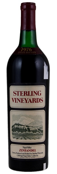 1976 Sterling Vineyards Estate Bottled Zinfandel, 750ml