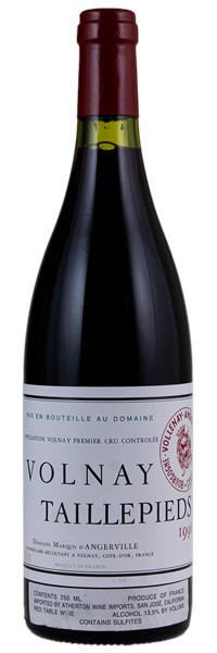1996 Marquis d'Angerville Volnay Taillepieds, 750ml