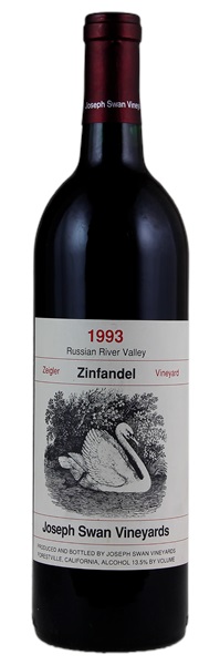 1993 Joseph Swan Zeigler Vineyard Zinfandel, 750ml