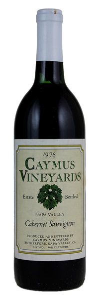 1978 Caymus Cabernet Sauvignon, 750ml