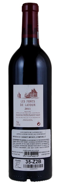 2011 Les Forts de Latour, 750ml