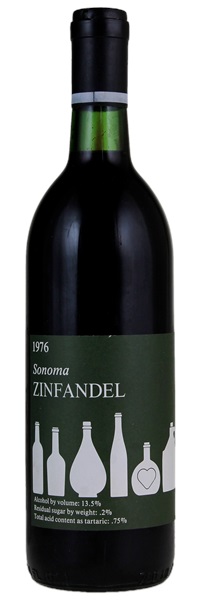 1976 Wine and the People Zinfandel, 750ml