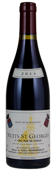 2014 Henri et Gilles Remoriquet Nuits-St.-Georges Rue de Chaux, 750ml