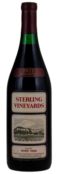 1971 Sterling Vineyards Pinot Noir, 750ml