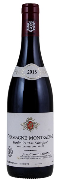 2015 Jean-Claude Ramonet Chassagne-Montrachet Clos St. Jean Rouge, 750ml