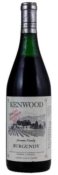 N.V. Kenwood Special Selection Lot 2 Burgundy, 750ml
