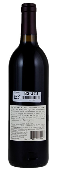 2008 Stag's Leap Wine Cellars Fay Vineyard Cabernet Sauvignon, 750ml