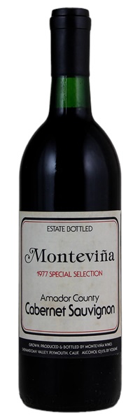 1977 Montevina Special Selection Cabernet Sauvignon, 750ml