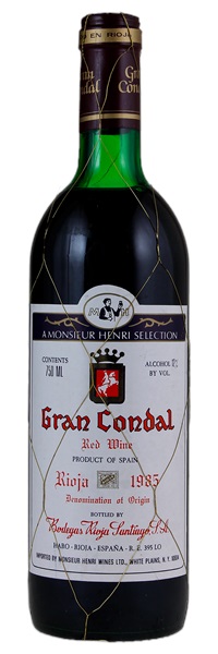 1985 Bodegas Rioja Santiago Rioja Gran Condal, 750ml