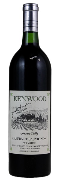 1980 Kenwood Jack London Vineyard Cabernet Sauvignon, 750ml