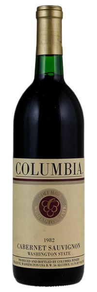 1982 Columbia Winery Cabernet Sauvignon, 750ml