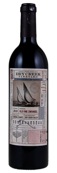2018 Dry Creek Vineyard Old Vines Zinfandel, 750ml