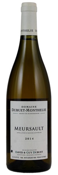 2014 Domaine Dubuet-Monthelie Meursault, 750ml