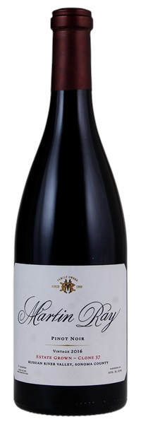 2016 Martin Ray Estate Grown Clone 37 Pinot Noir, 750ml