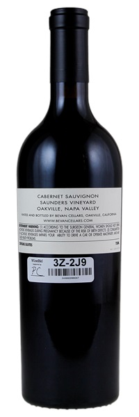 2019 Bevan Cellars Saunders Vineyard Cabernet Sauvignon, 750ml