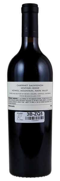 2019 Bevan Cellars Sentinel Ridge Vineyard Cabernet Sauvignon, 750ml