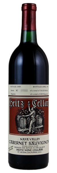 1989 Heitz Bella Oaks Vineyard Cabernet Sauvignon, 750ml