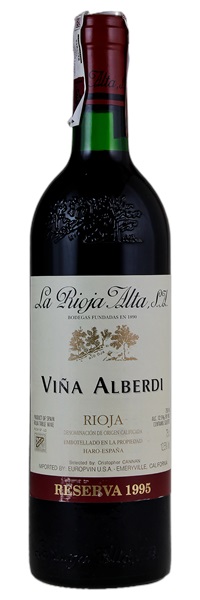 1995 La Rioja Alta Vina Alberdi Reserva, 750ml