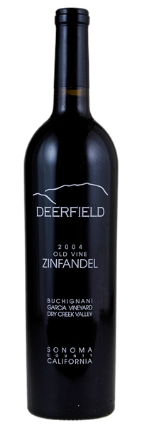 2004 Deerfield Ranch Buchignani/Garcia Vineyard Old Vine Zinfandel, 750ml