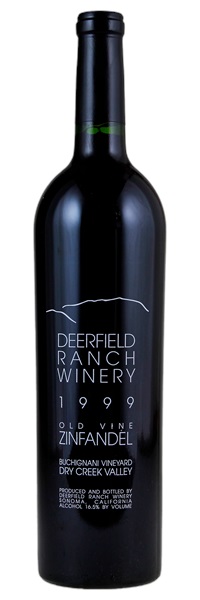 1999 Deerfield Ranch Buchignani Vineyard Old Vine Zinfandel, 750ml