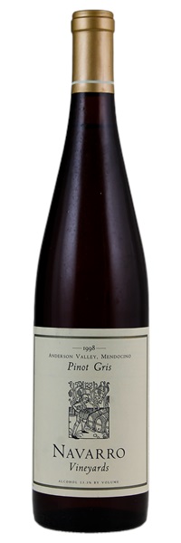 1998 Navarro Vineyards Pinot Gris, 750ml