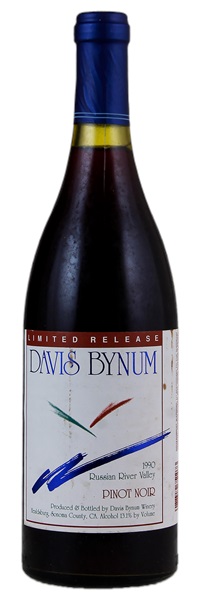 1990 Davis Bynum Limited Release Pinot Noir, 750ml